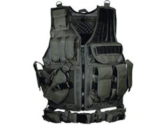 UTG 547 Law Enforcement Tactical Left Handed Vest, Black