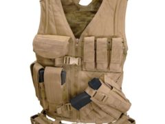 Condor Cross Draw Vest/Tactical Belt (Tan, Medium/Large)