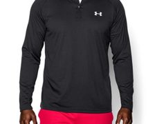 Under Armour Men's Tech 1/4 Zip, Black/White, X-Large