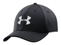 Under Armour Men's Blitzing II Stretch Fit Cap, Black/White, Large/X-Large