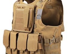 Nwestun Tactical outdoor vest for outdoor hunting and shooting (Tan) different colors available