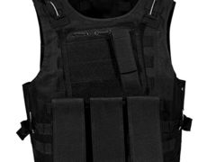 Homdox Law Enforcement Combat Game Jungle Outdoor Activities Camouflage Tactical Vests, Black
