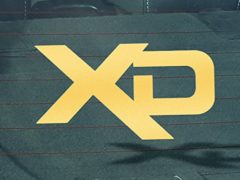 Springfield XD Firearm Car Window Vinyl Decal Sticker 5-Inches Wide | Premium Quality Gold Vinyl